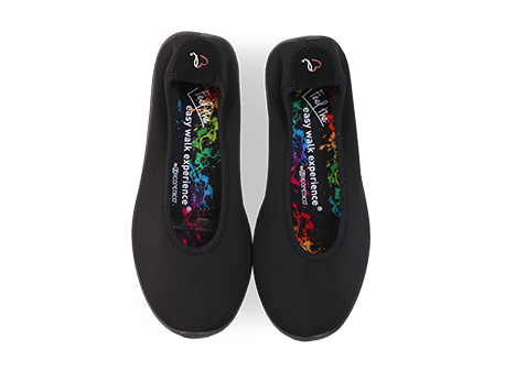Baleta para mujer en Lycra color NEGRO, referencia ZWL1