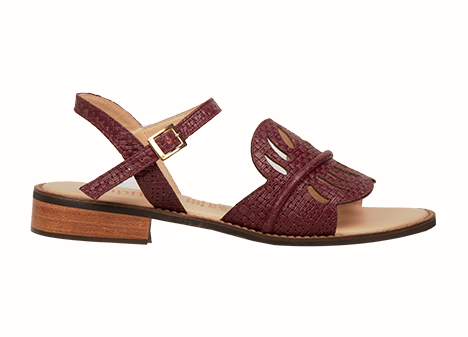 Sandalia para mujer en Cuero color CAFE, referencia ZG06