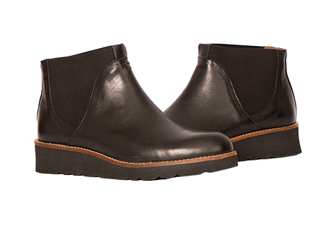 Botín para mujer en Cuero color NEGRO, referencia I81T