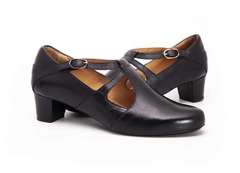 Tacones para mujer en Cuero color NEGRO, referencia Q50ACRAZ