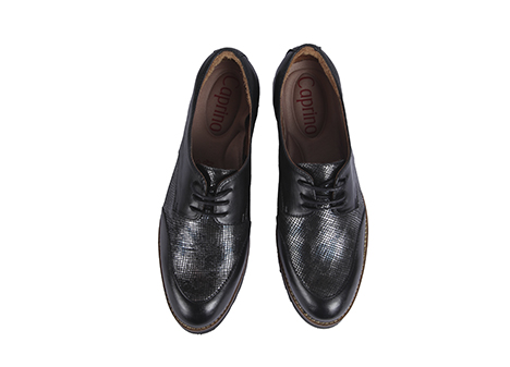 Zapatos de amarrar para mujer en Cuero color NEGRO, referencia I83M