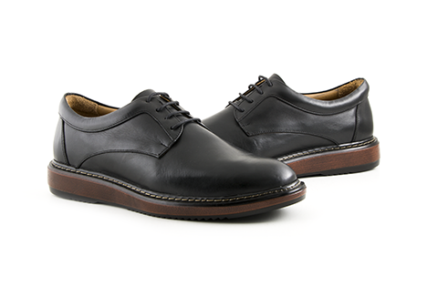De cordón para hombre en Cuero color NEGRO, referencia 2E18CRNE