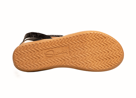 Sandalia para mujer en Cuero color NEGRO, referencia ZG09CONE