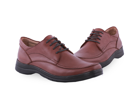 De cordón para hombre en Cuero color CANELA, referencia 6F55