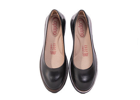 Baleta para mujer en Cuero color NEGRO, referencia DM8L