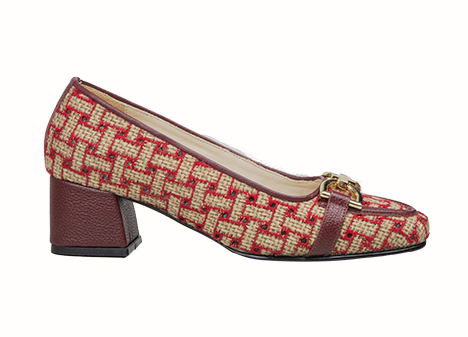 Tacones para mujer en Cuero color VINOTINTO, referencia ZO9E