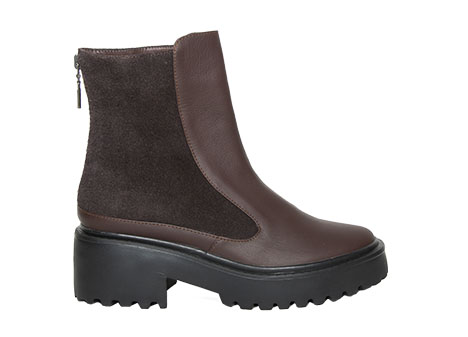 Bota para mujer en Cuero color MARRON, referencia ZD0F