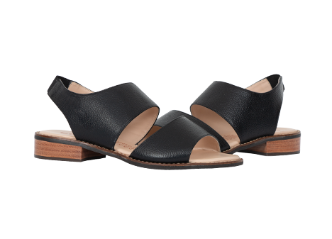 Sandalia para mujer en Cuero color NEGRO, referencia ZG03