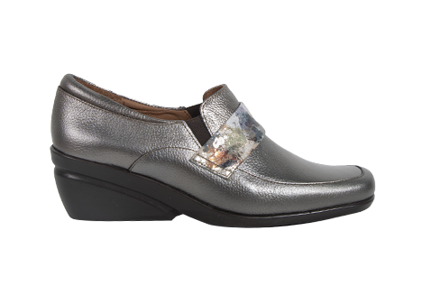Mocasín para mujer en Cuero color BRONCE, referencia VT44