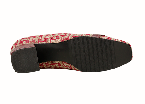 Tacones para mujer en Cuero color VINOTINTO, referencia ZO9E