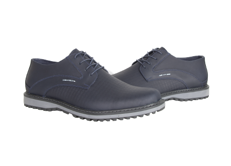 De cordón para hombre en Cuero color AZUL, referencia ZG83