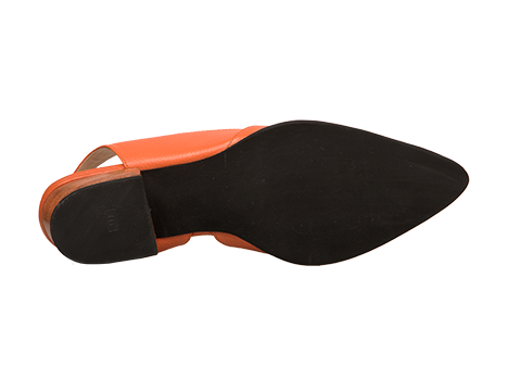Tacones para mujer en Cuero color NARANJA, referencia ZG12