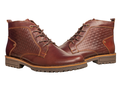 Botín para hombre en Cuero color CO?AC, referencia ZG86