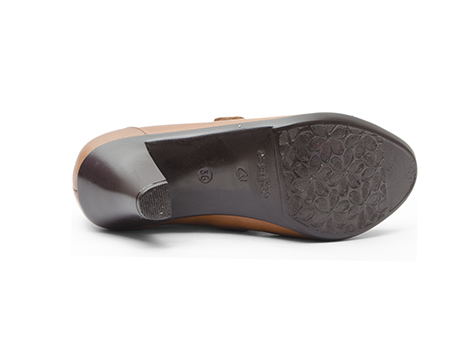 Tacones para mujer color MIEL, referencia UN16