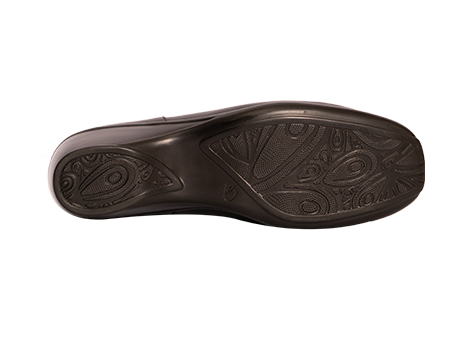 Mocasín para mujer en Cuero color NEGRO, referencia RS4W