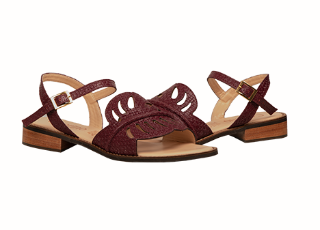 Sandalia para mujer en Cuero color CAFE, referencia ZG06