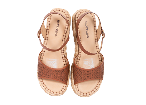 Sandalia para mujer en Cuero color CO?AC, referencia ZCS4