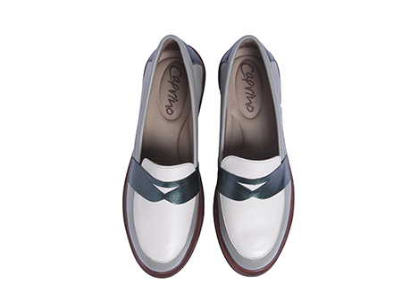 Mocasín para mujer en Cuero color VERDE, referencia DM5T