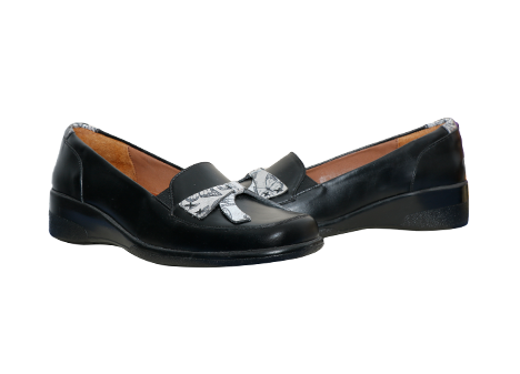 Mocasín para mujer en Cuero color NEGRO, referencia CG7CFNMD