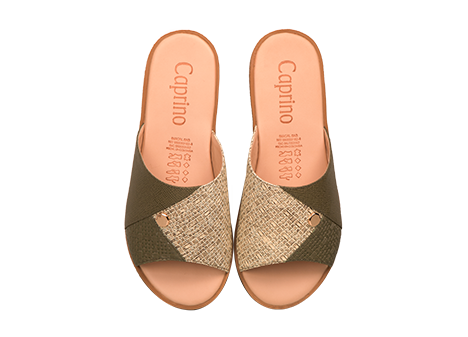 Sandalia para mujer en Cuero color VERDE, referencia ZG11